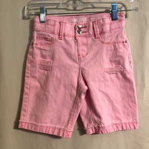 Sonoma Bermuda Pink Shorts Girls Size 8